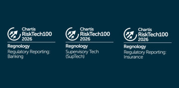 Regnology wins Chartis RiskTech100 in the Reg Reporting, SupTech, and Insurance categories