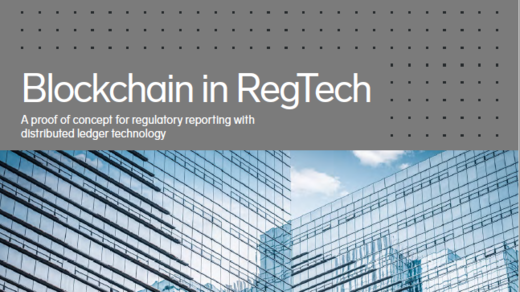 Whitepaper: Blockchain in RegTech - a proof of concept for regulatory reporting with DLT 