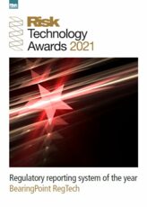 Article by Risk.net: BearingPoint RegTech wins Risk Technology Award 2021